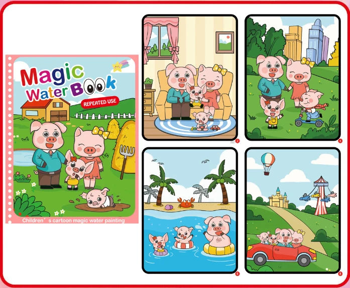 NEW Kids Magic Water Drawing Books Coloring Books Painting Toys for Kids Birthday Christmas New Year Gift for Boys and Girls