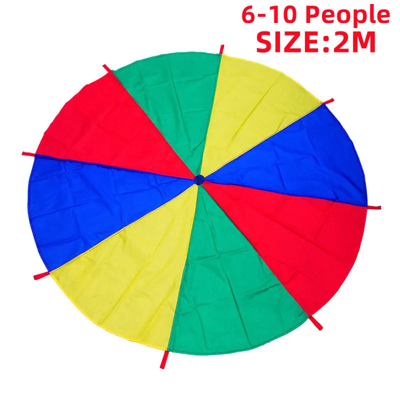 Kids Outdoor Rainbow Parachute