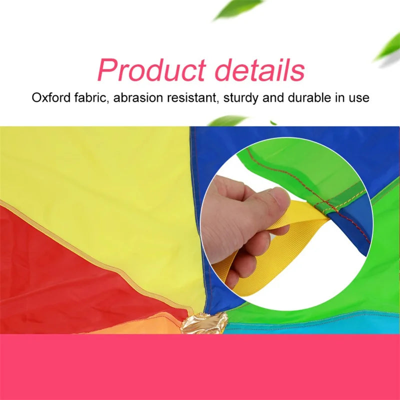 Kids Outdoor Rainbow Parachute